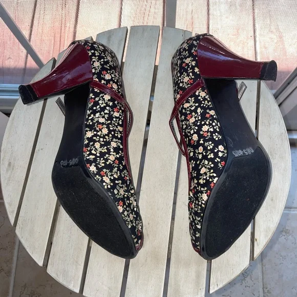 Madden Girl floral peep toe heels - Picture 4 of 4